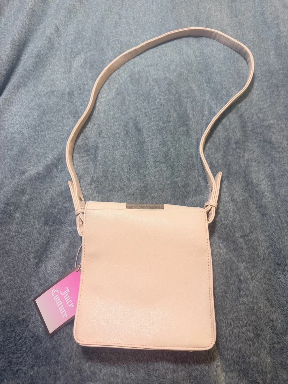 Juicy Couture Pink Crossbody with Metallic Accent, New With Tags